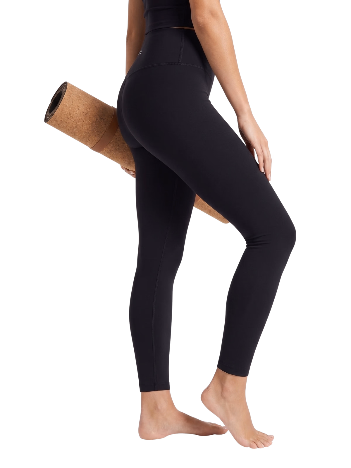 SCULPT High-Waisted Legging de Rendimiento · Negro en color Negro - Vista frontal de estudio | AYA