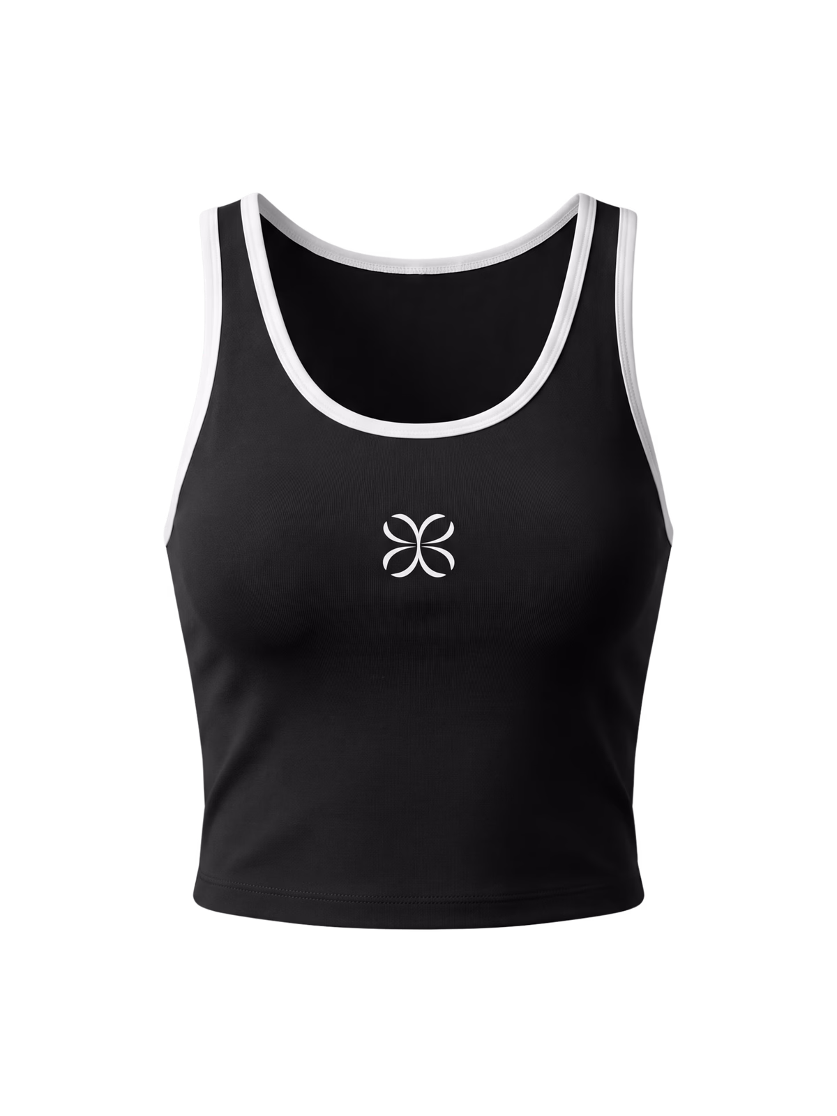 AURA Top Bicolor Duo · Negro en color Negro - Puesta en modelo en movimiento | AYA