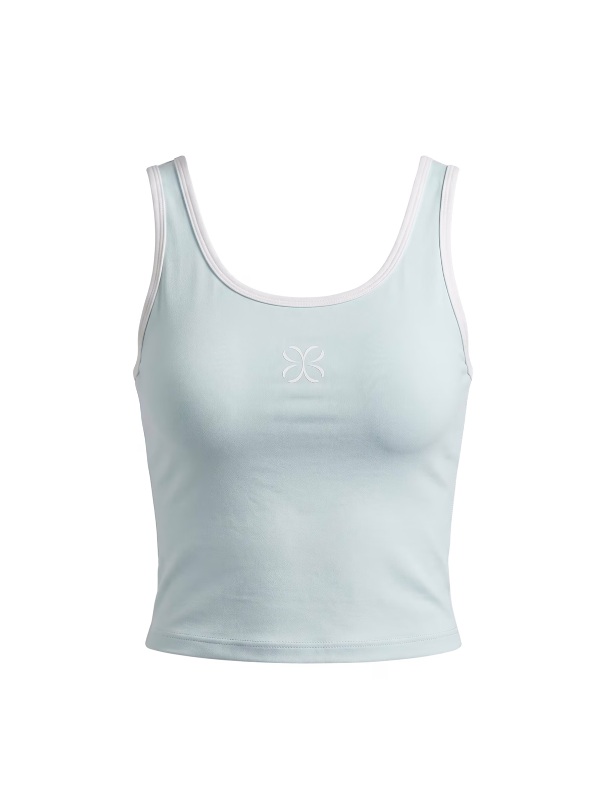 AURA Top Bicolor Duo · Azul Claro en color Azul Claro - Puesta en modelo en movimiento | AYA