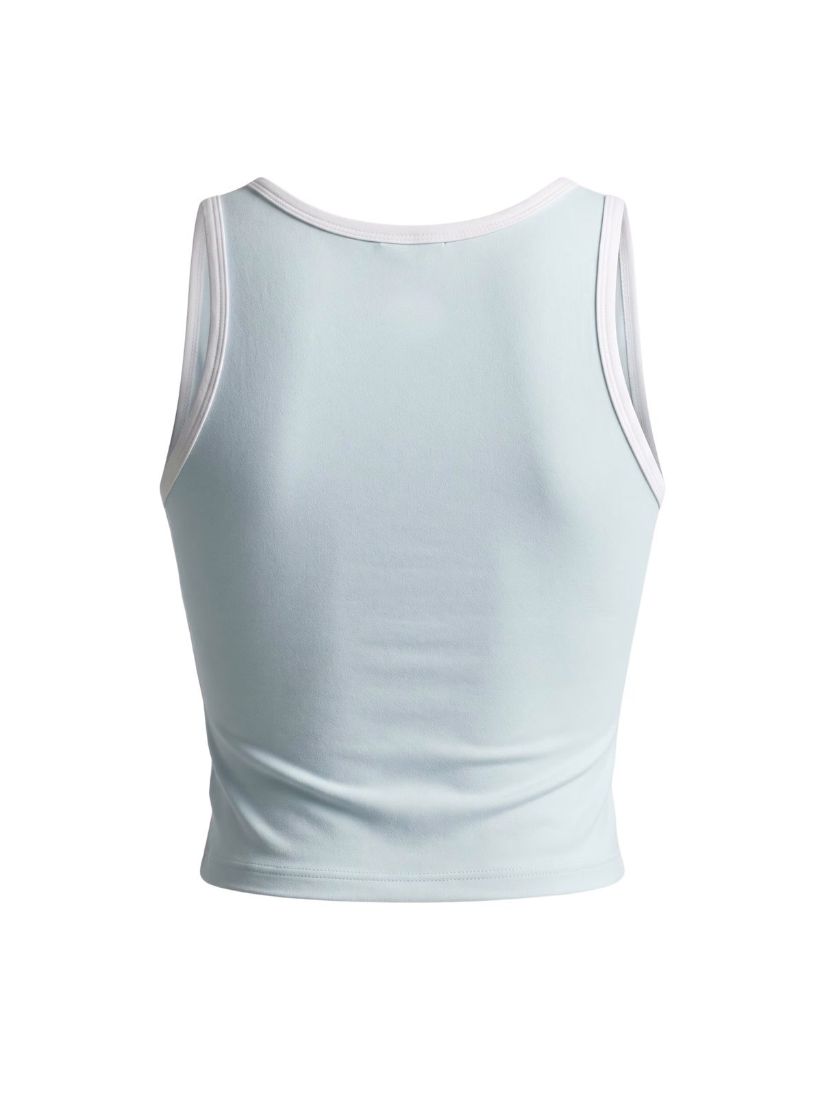 AURA Top Bicolor Duo · Azul Claro en color Azul Claro - Puesta en modelo en movimiento | AYA