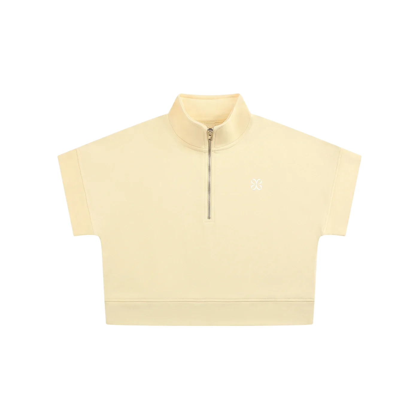 HORIZON Quarter-Zip Sudadera Corta · Albaricoque en color Albaricoque - Miniatura de prenda | AYA