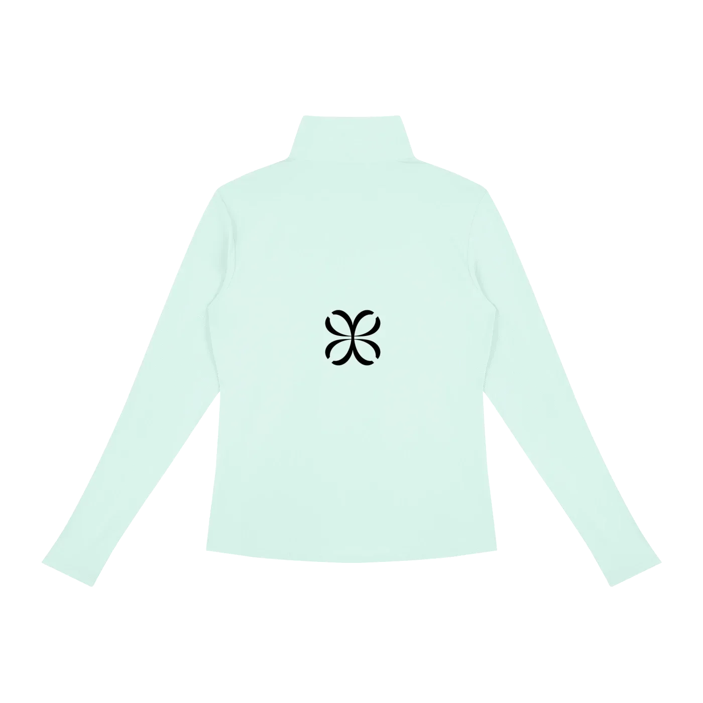 ATELIER Sudadera 1/4-Zip Contour · Blanco en color Blanco - Vista lateral y silueta | AYA