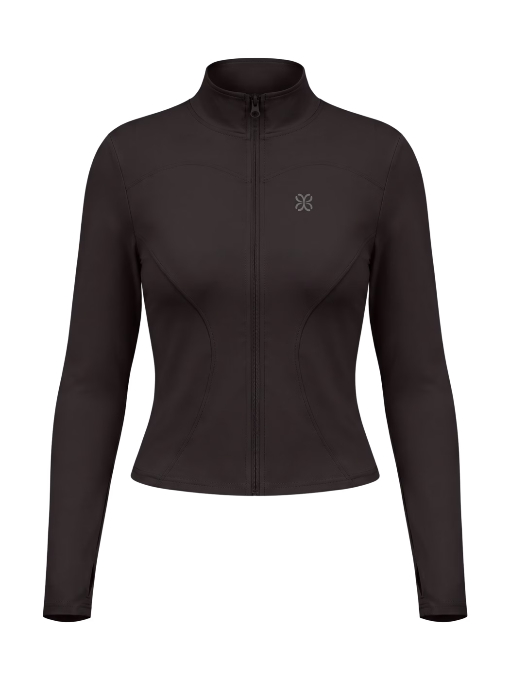 Yoga Sports Jacket · Negro en color Negro - Vista frontal de estudio | AYA