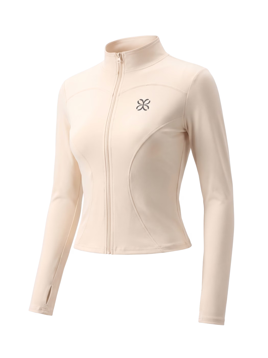 Yoga Sports Jacket · Albaricoque en color Albaricoque - Vista frontal de estudio | AYA