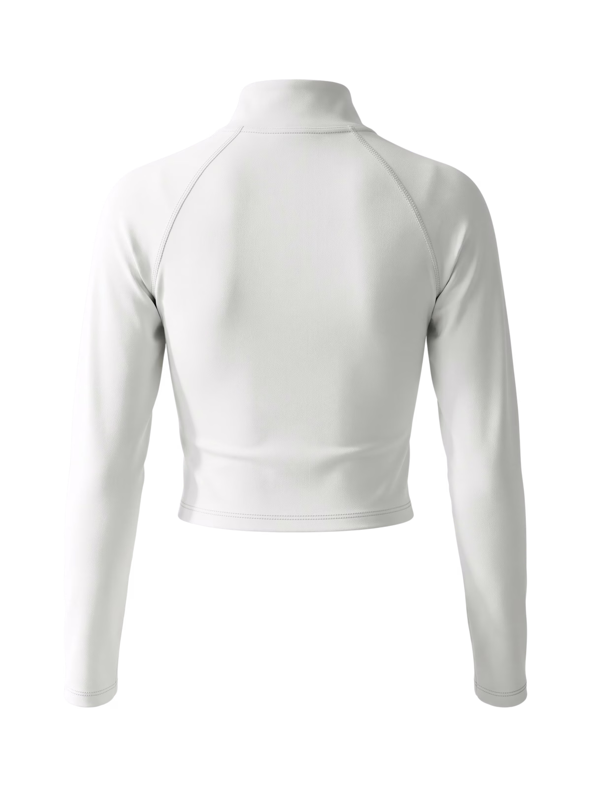 HORIZON Studio Crop Jacket · Blanco en color Blanco - Vista posterior y espalda | AYA