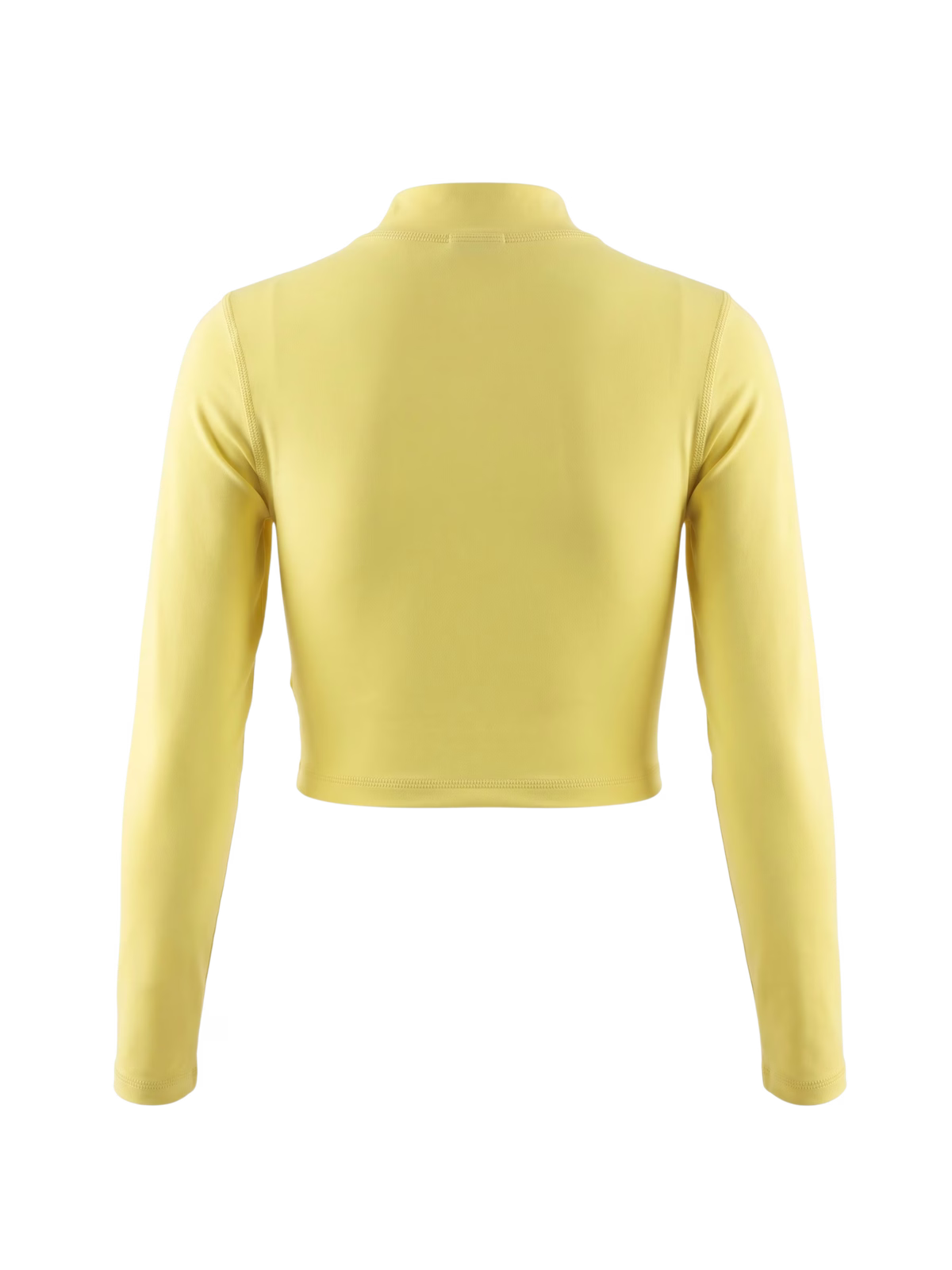 HORIZON Studio Crop Jacket · Mostaza en color Mostaza - Vista posterior y espalda | AYA