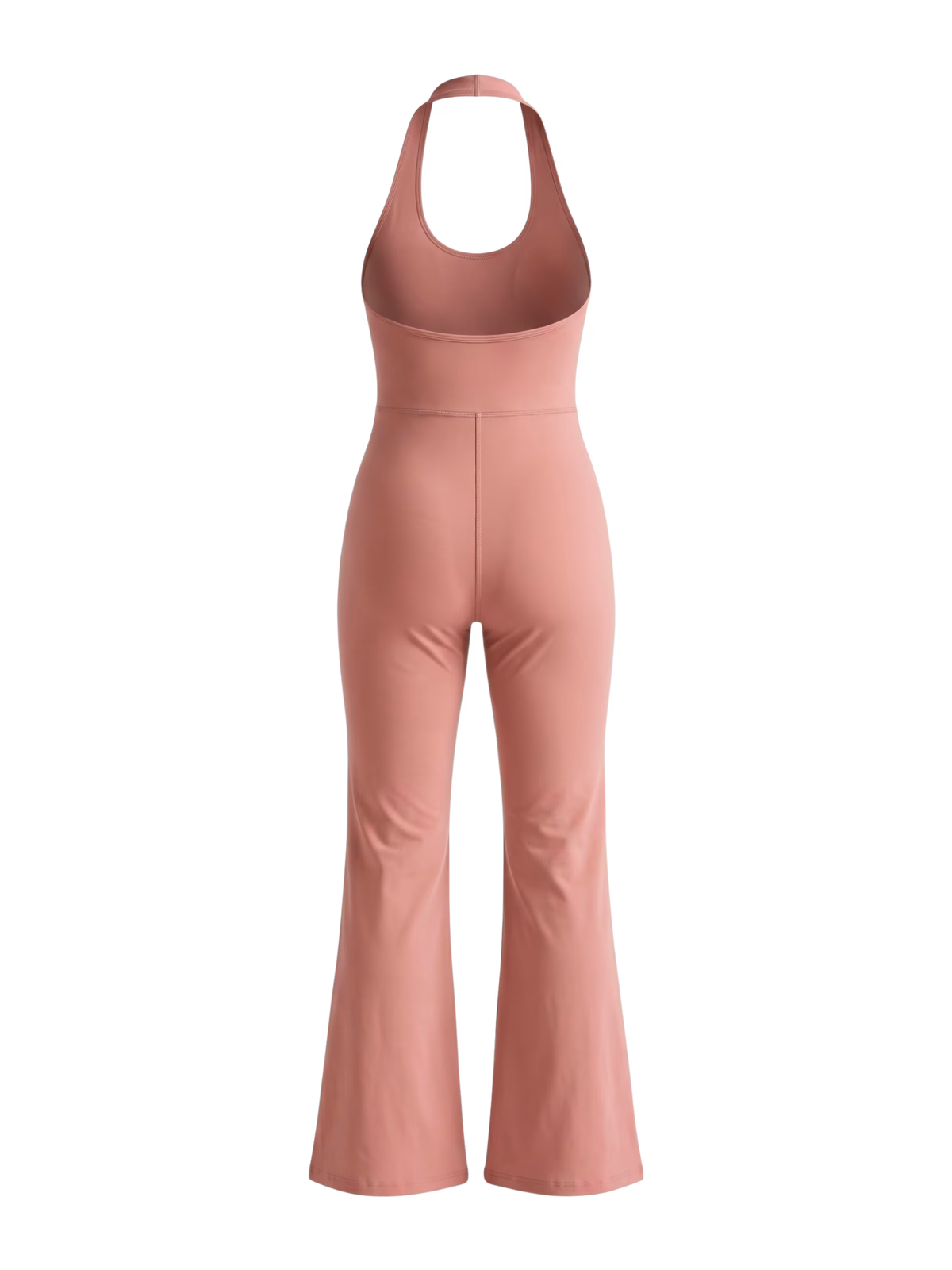 ATELIER Mono Largo Halter Pernera Ancha · Rosa en color Rosa - Vista posterior y espalda | AYA