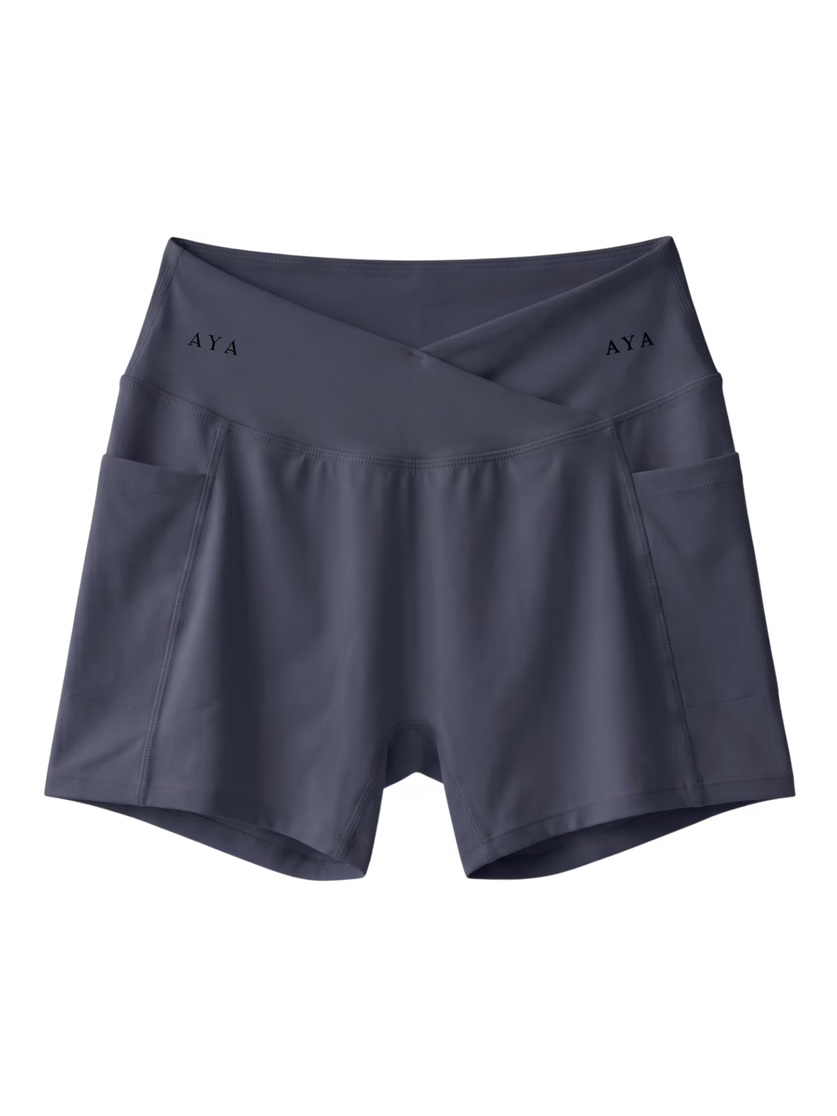 SCULPT Short Técnico con Bolsillo · Azul Marino en color Azul Marino - Puesta en modelo en movimiento | AYA