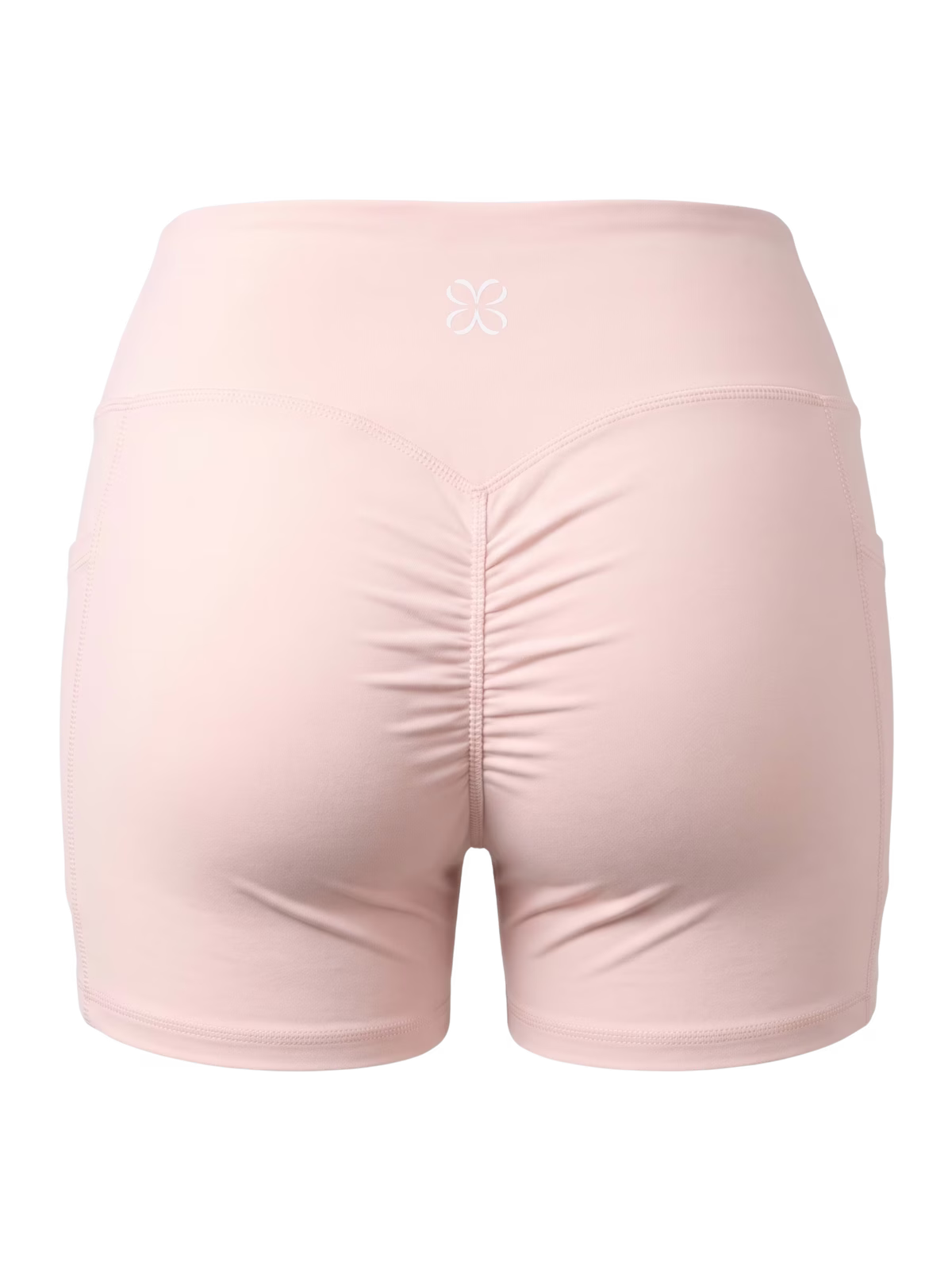 SCULPT Short Studio con Bolsillo · Rosa Palo en color Rosa Palo - Vista posterior y espalda | AYA