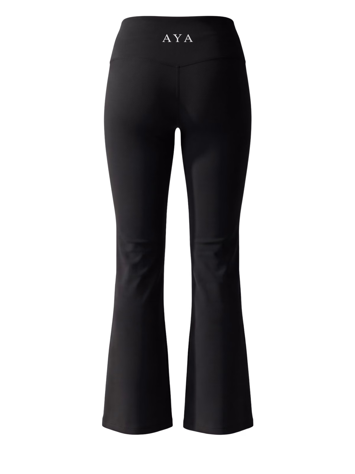 SCULPT High-Rise Pantalón Activo · Negro en color Negro - Vista lateral y silueta | AYA