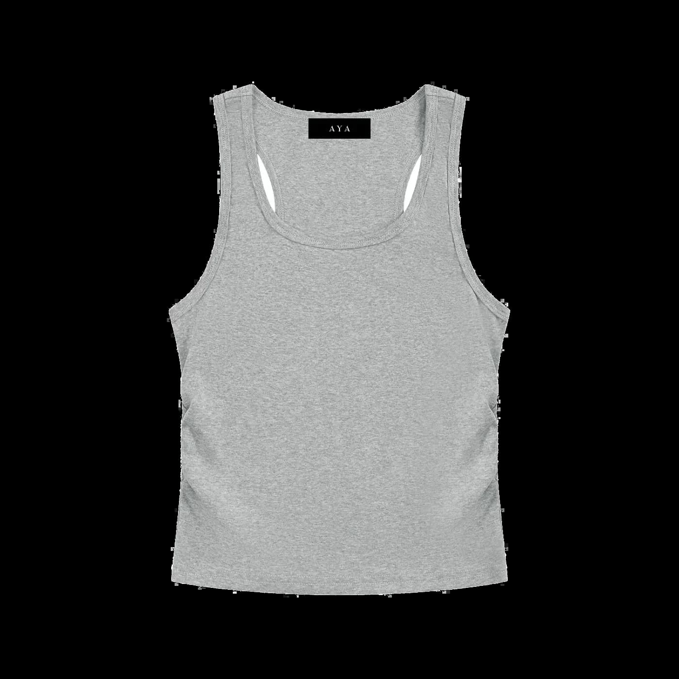 Noir Frame Ruched Tank - Vista Editorial 1