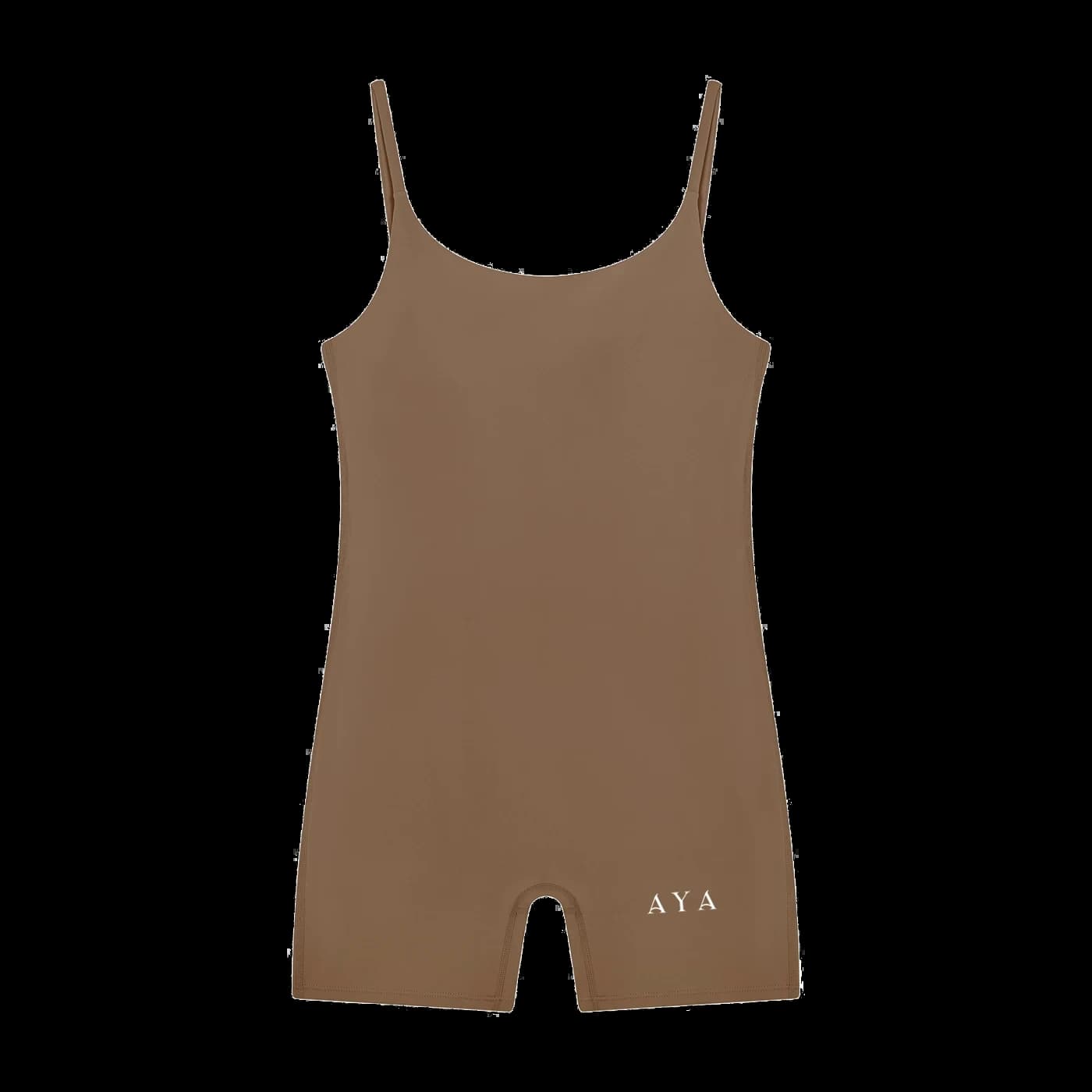 Women’s U-Neck Yoga Romper - Vista Editorial 1