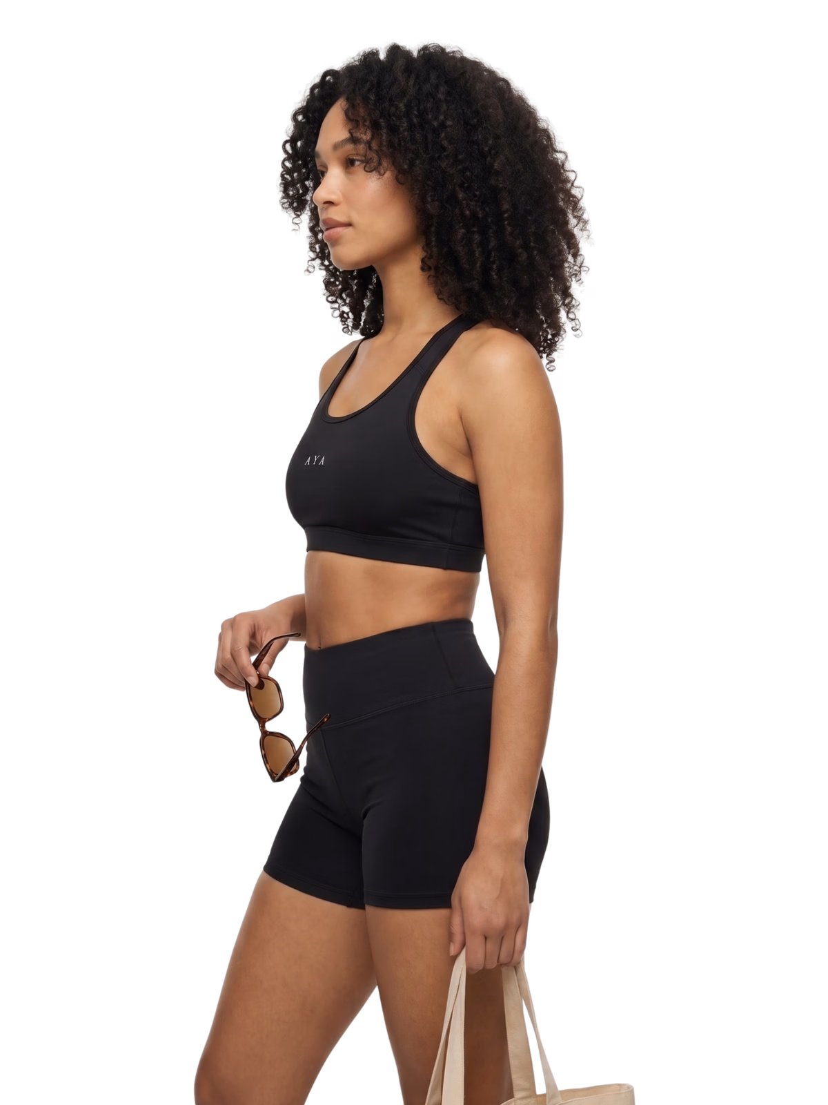 Women's Cropped Sports Bra - Vista Editorial 1