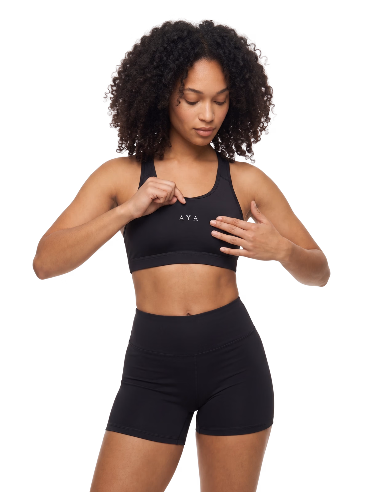 Women's Cropped Sports Bra - Vista Editorial 3