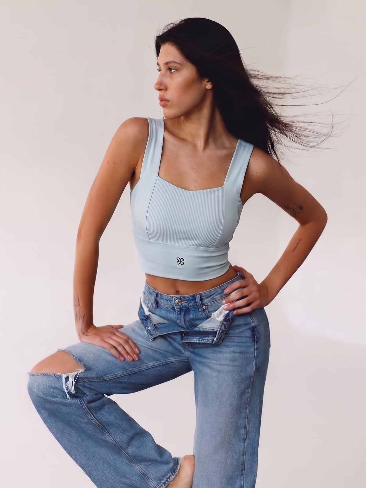 Women's Yoga Crop Tank Top - view 2