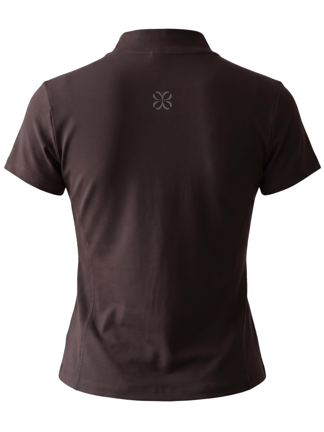 Yoga Quarter-Zip Mock Neck T-Shirt - Vista posterior y espalda | AYA