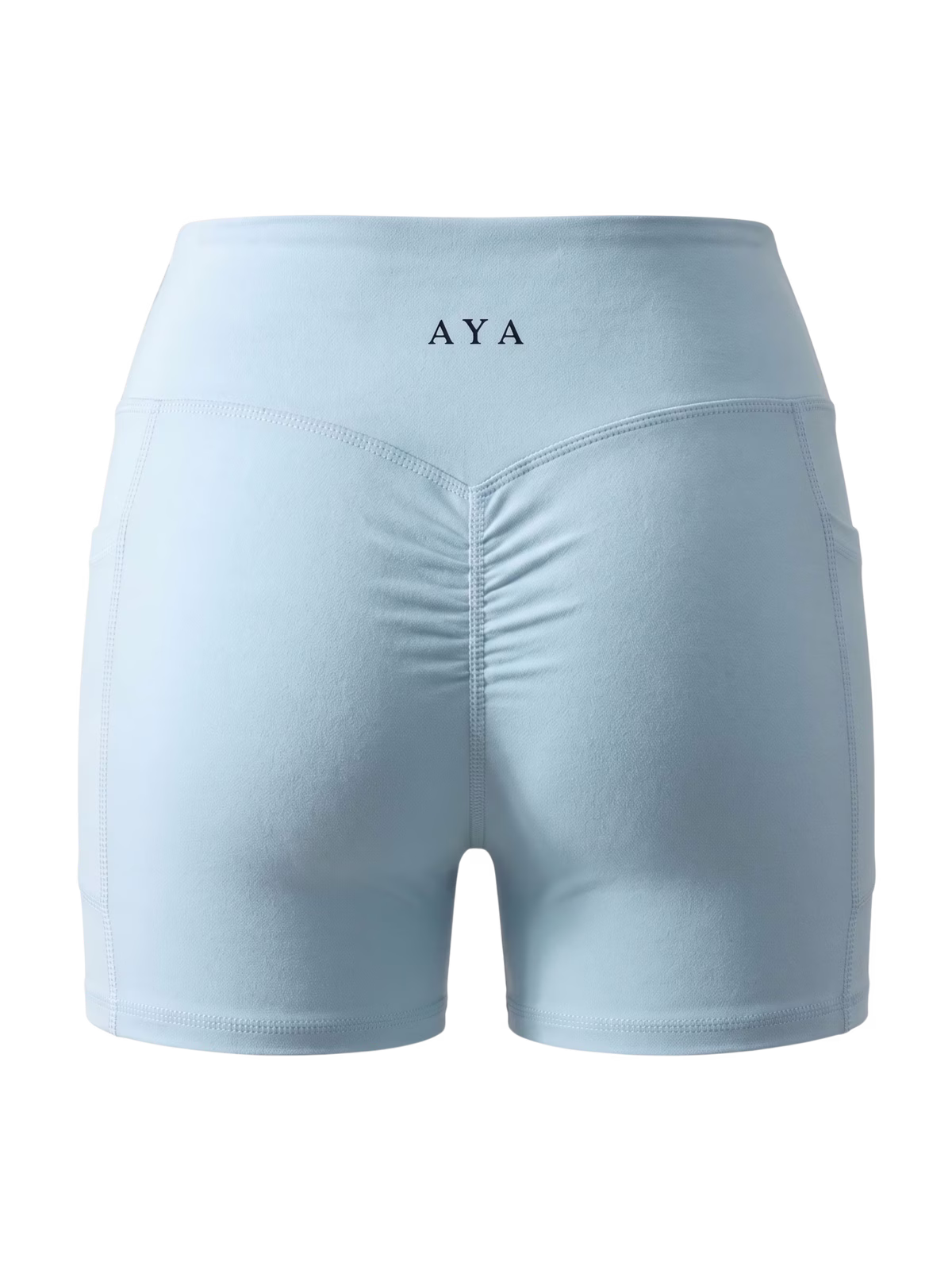 SCULPT Short Técnico con Bolsillo · Azul Celeste en color Azul Celeste - Puesta en modelo en movimiento | AYA