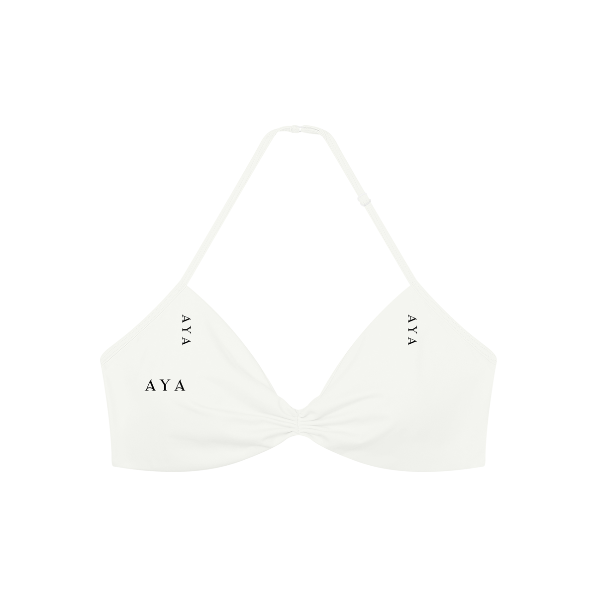 Women’s Ruched Halter-Neck Sports Bra